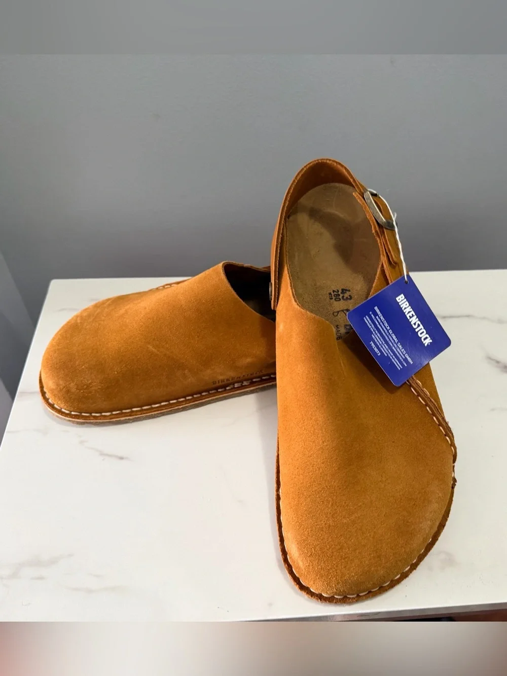 Birkenstock Lutry Premium Suede clog Classic Suede Finish NEW reg fit